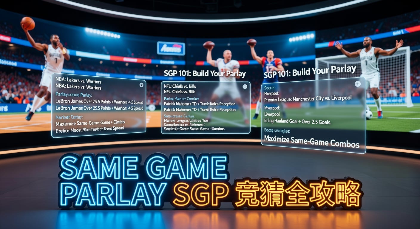 Same Game Parlay SGP 指南：竞猜策略与避坑技巧