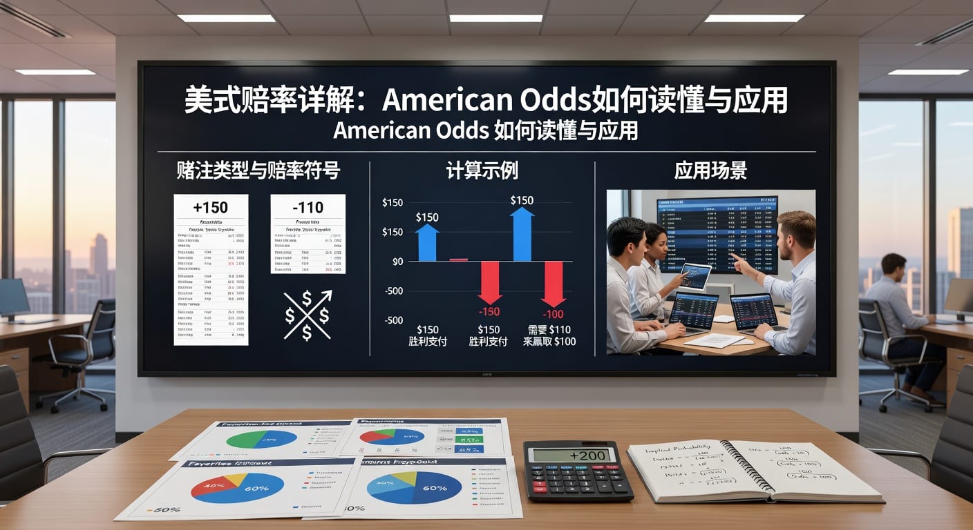 美式赔率 American Odds 详解：阅读计算指南